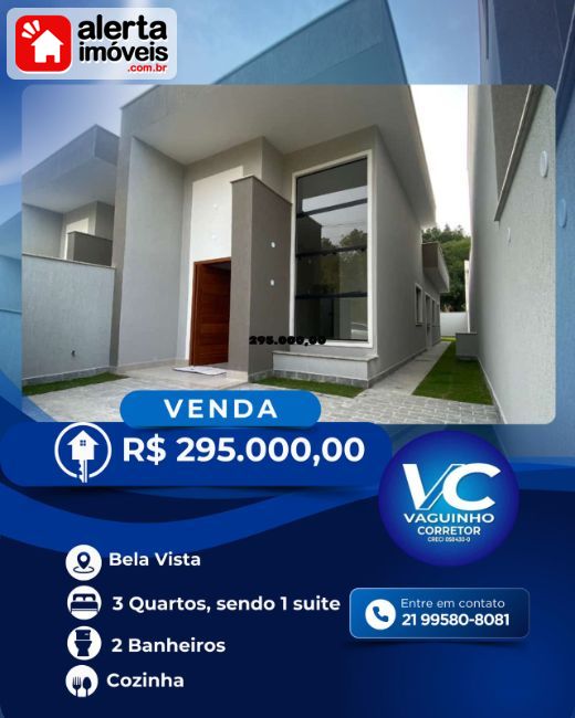 Casa - Venda:  bela vista , Rio Bonito - RJ